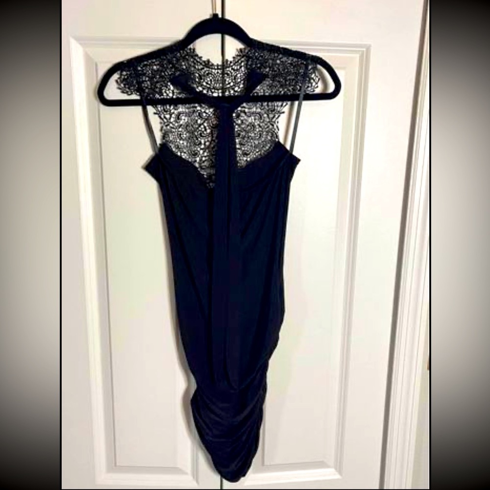 Papaya, S, black bodycon dress